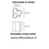 Artemide diffusore di ricambio Logico mini dimensioni