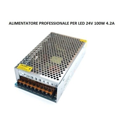 RIFLESSI ALIMENTATORE PROFESSIONALE LED 24V 100W IP20