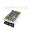 RIFLESSI ALIMENTATORE PROFESSIONALE LED 24V 100W IP20