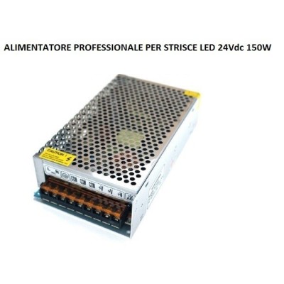 RIFLESSI ALIMENTATORE PROFESSIONALE LED 24V 150W IP20