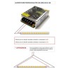 schema di collegamento alimentatore professionale per strisce led