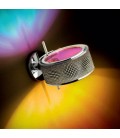 Cini & Nils Componi 200 parete struttura acciaio cromato anello bianco disco opalescente retinato + disco satinato