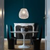 Fontana Arte Pinecone sospensione lampadario vetro trasparente