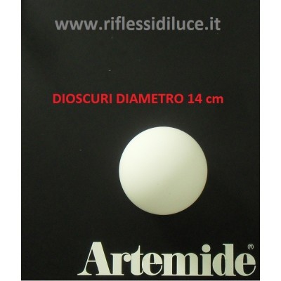 Artemide Dioscuri 14 ricambio diffusore