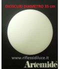Artemide Dioscuri 35 ricambio diffusore in vetro
