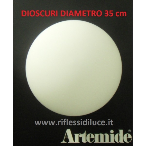 Artemide Dioscuri 35 ricambio diffusore in vetro