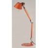 Artemide Tolomeo micro tavolo alogeno arancio metalizzato