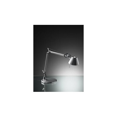 Artemide Tolomeo micro tavolo alogeno parabola alluminio brillante