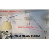 Artemide Tolomeo mega i diametri delle manopole