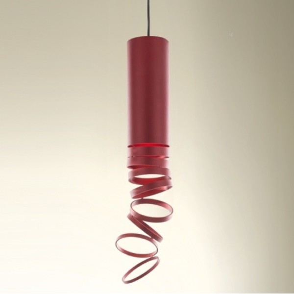 Artemide Decomposè Light sospensione rosso