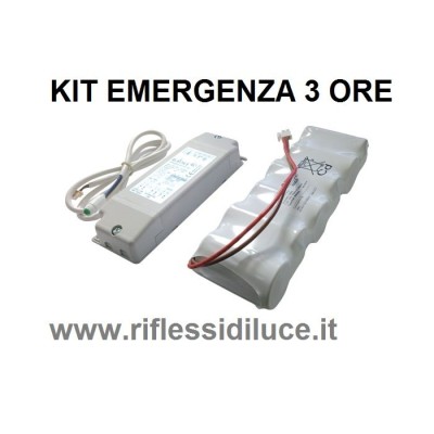 Novalux kit emergenza 3 ore di autonomia per faretti led in corrente costante 500mA