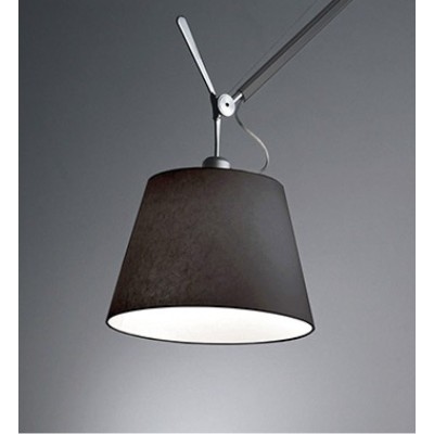 Artemide diffusore in tessuto nero 42 per Tolomeo mega