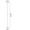 Rotaliana prince f1 piantana led dimensioni