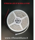 STRISCIA LED IP68 MT 5 24V SMD5050 14.4W/MT BIANCO NEUTRO