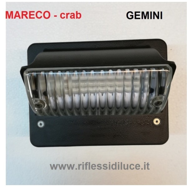 Mareco crab gemini plafoniera da incasso 18W nera da esterno