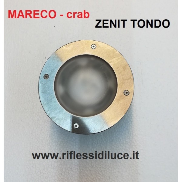 Mareco crab zenit tondo faro da incasso per esterno 12V 35W