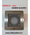 Mareco crab zenit quadro orientabile faro da incasso per esterno 12V 35W