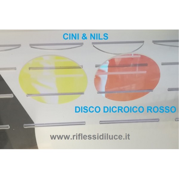 Cini & nils disco dicroico rosso per componi 75