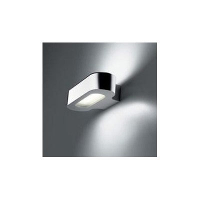 Artemide Talo parete fluorescente 18W cromo lucido