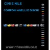 Cini & nils componi 75 due parete soffitto struttura nichel satinato