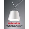 Artemide diffusore in raso diametro 36 per Tolomeo mega