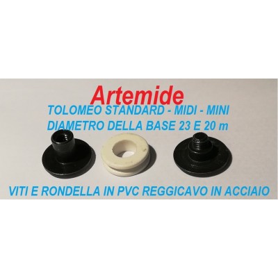 Artemide Tolomeo, midi, mini ricambio reggicavi di acciaio