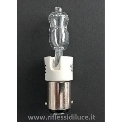 Lampadina ecoalogena tubolare attacco Ba15d potenza 105W