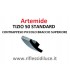 Artemide Tizio 50 standard nera contrappeso piccolo braccio superiore