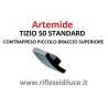 Artemide Tizio 50 standard nera contrappeso piccolo braccio superiore