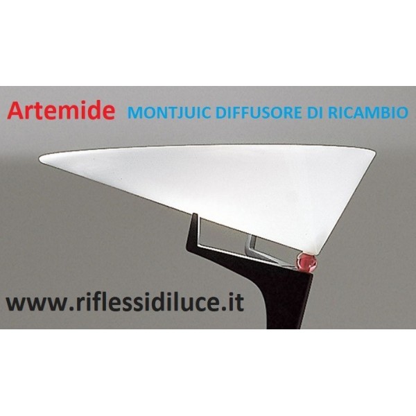 Artemide Montjuic diffusore di ricambio 