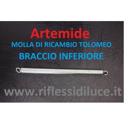 Artemide tolomeo tavolo standard molla di ricambio per primo braccio