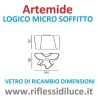 Artemide diffusore di ricambio per Logico soffitto micro dimensioni