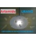 Artemide urano diffusore di ricambio in vetro bianco