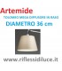 Artemide Tolomeo Mega terra LED 31W 3000 K, con asta e base, colore alluminio