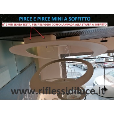 Artemide viti senza testa ricambio pirce a soffitto