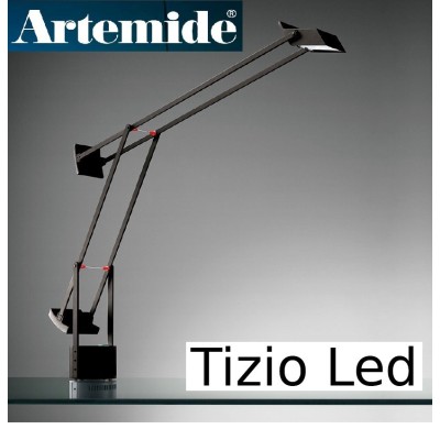 Artemide Tizio nera led dimensioni