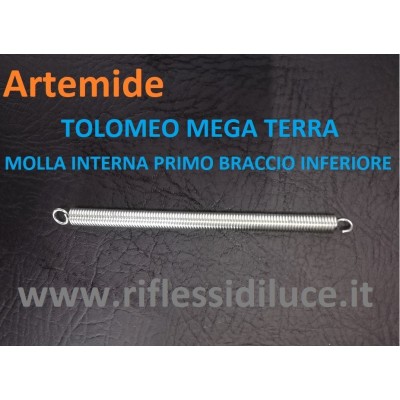 Artemide molla di ricambio primo braccio inferiore tolomeo mega terra