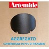 Artemide coprirosone di ricambio per rosone agrregato saliscendi e sospensione