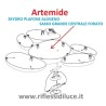 Artemide ricambio Skydro sasso grande centrale con foro