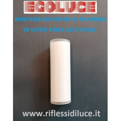 Egoluce diffusore in vetro ricambio per miniteda