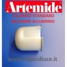 Artemide bicchiere in alluminio ricambio per tolomeo standard