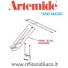 Artemide Tizio micro bianca primo telaio inferiore 