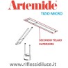 Artemide Tizio micro silver secondo telaio superiore