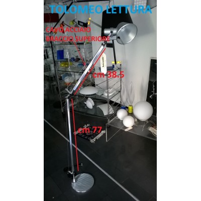 Artemide Tolomeo lettura ricambio cavo acciaio secondo braccio