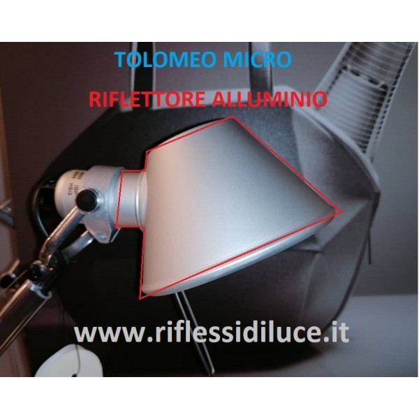 Artemide tolomeo micro riflettore alluminio di ricambio