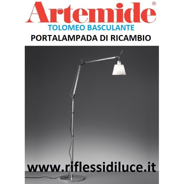 Artemide Tolomeo basculante portalampada E27 di ricambio