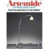 Artemide Tolomeo basculante portalampada E27 di ricambio