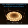 Cini e nils passepartout 55 sospensione a doppia emissione piastra led luce verso l'alto