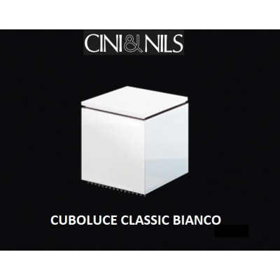 Cini & Nils Cuboluce bianco E14 led 3W