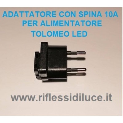 Artemide adattatore a spina 10A+T Italiana